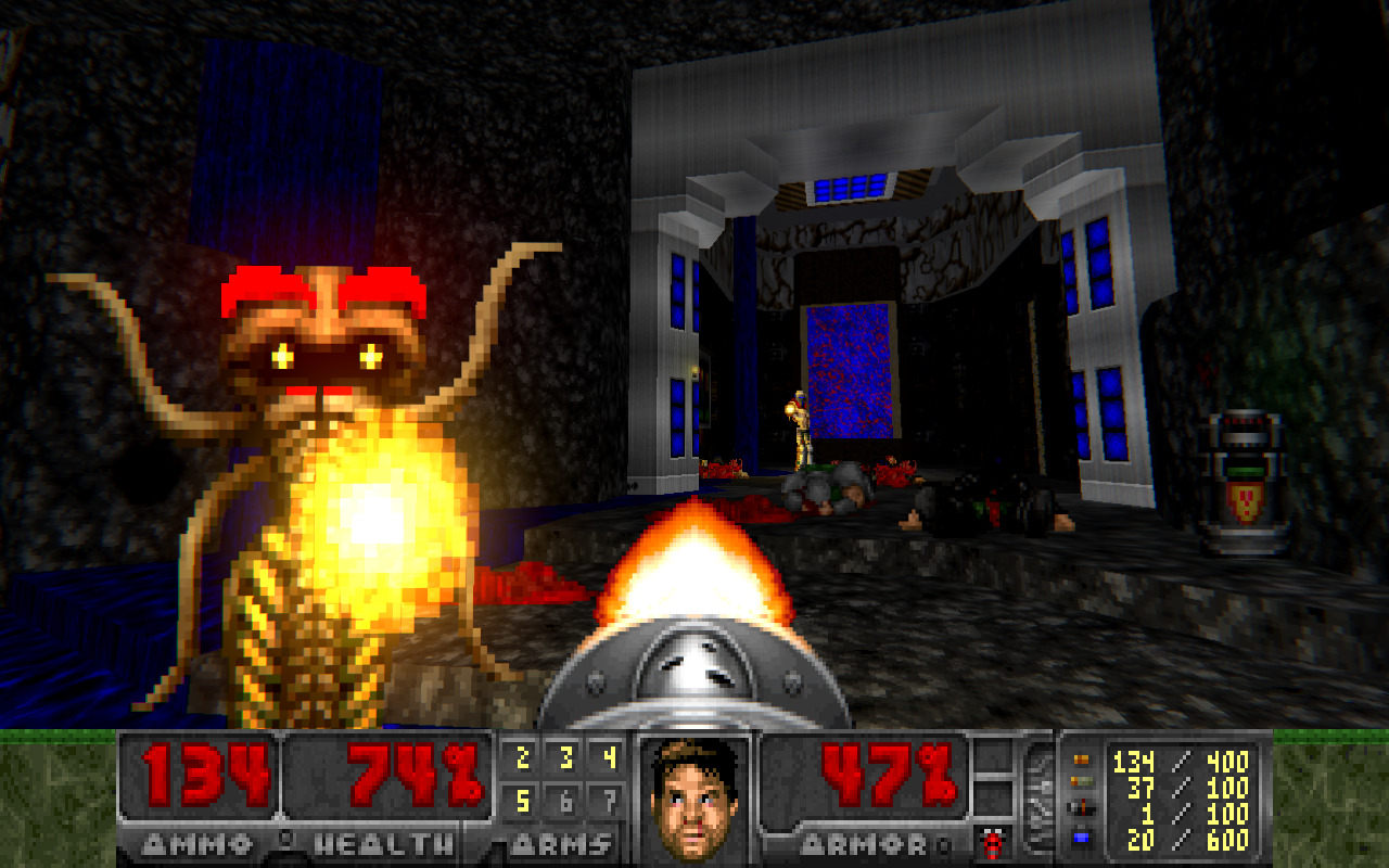 Navigateur de réseaux présenté dans le moteur du jeu Doom